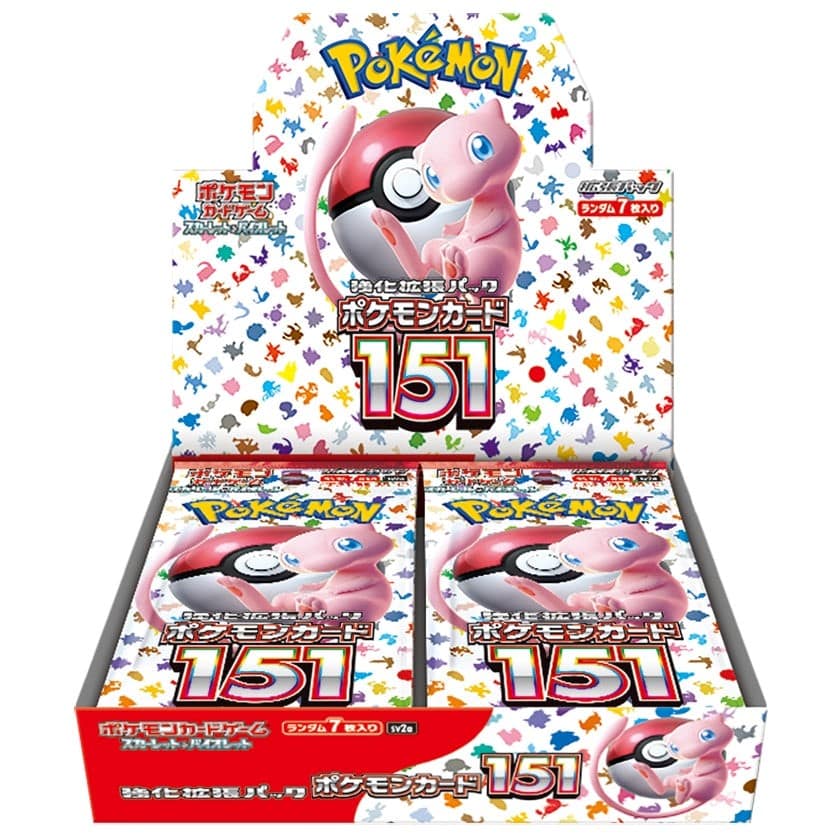 Pokemon Card 151 Booster Box JAP Scarlet And Violet Tcg Store