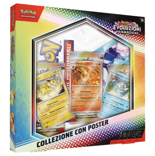 Evoluzioni prismatiche collezione con poster ita