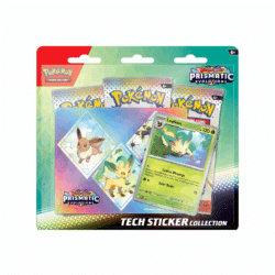 Leafeon TEch Sticker Collection eng Leafeon collezione con adesivi