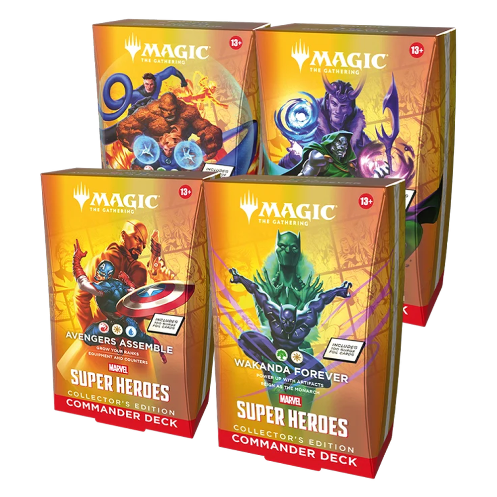 Marvel Super Heroes Commander Deck Set Collector Edition